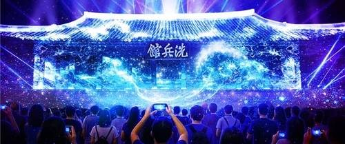 2025년 삼도수군통제영에서 펼쳐진 미디어아트 _통영시 제공