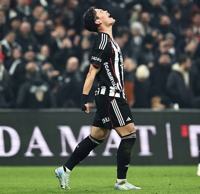 베식타시 이적 후 3경기 연속골을 기록한 오현규. 사진=오현규 SNS