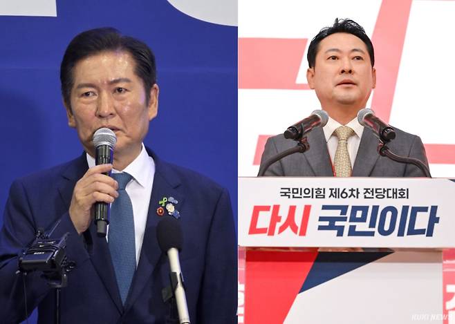 정청래 더불어민주당 대표(왼쪽부터)와 장동혁 국민의힘 대표. 쿠키뉴스 자료사진