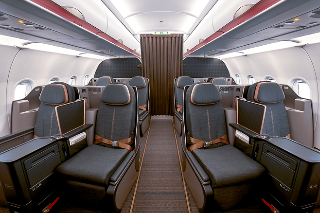 스타럭스 항공 여객기 비즈니스석
