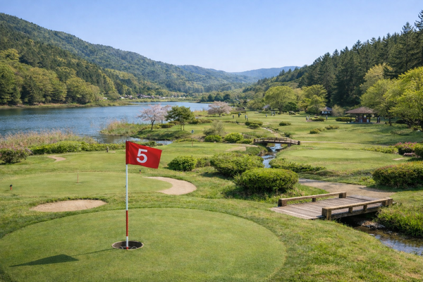 부관훼리는 일본 공인 코스 라운드와 온천 숙박을 결합한 상품을 운영하고 있다. 사진제공|부관훼리