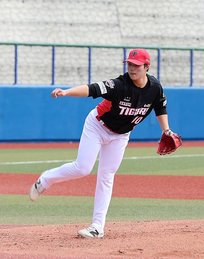 24일 선발로 나섰던 김태형. KIA구단 제공