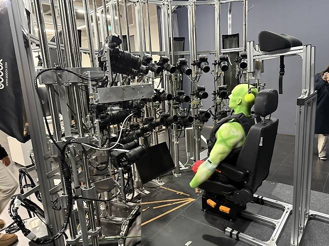 얼굴(페이셜) 스캔 구역. / 사진=장민영 기자