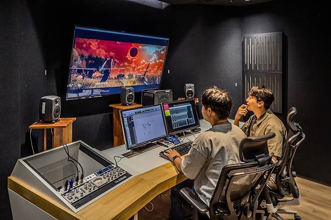 자연 소리, 특수 소리를 담는 오디오실. / 사진=펄어비스