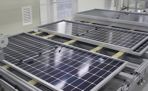 ▲태양광 모듈. 사진=에너지경제신문