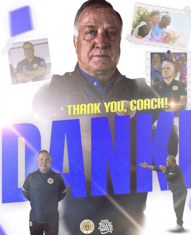 딕 아드보카트 감독이 24일 딸의 건강 문제로 퀴라소 국가대표팀 감독직에서 물러났다. 퀴라소 축구협회 SNS