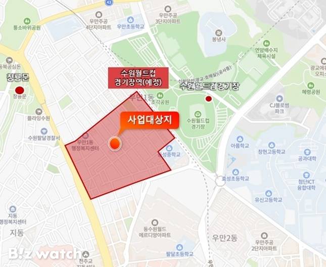 우만(가)구역 위치도./자료=코리아신탁