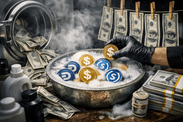 가상자산 자금세탁 비유 이미지 (출처=챗GPT)