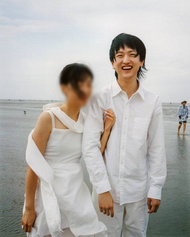 실리카겔 김한주가 공개한 웨딩 화보 /사진=SNS 캡처