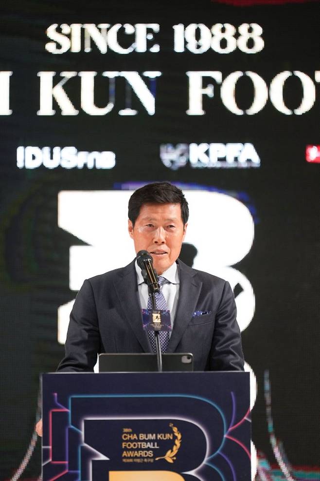 차범근 이사장. 사진=풋웍 크리에이션