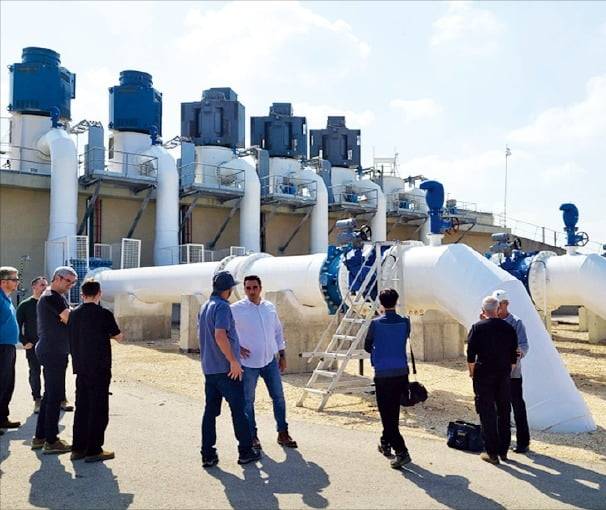 이스라엘 플랜트 현장에 설치된 전동 액추에이터 및 밸브 제어 설비. /에너토크 제공