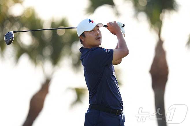 PGA 투어에 1년 만에 복귀한 이경훈. ⓒ AFP=뉴스1