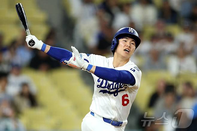 LA 다저스 김혜성. ⓒ AFP=뉴스1