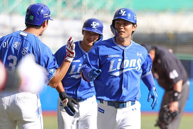 양우현 투런포. 사진제공=삼성 라이온즈