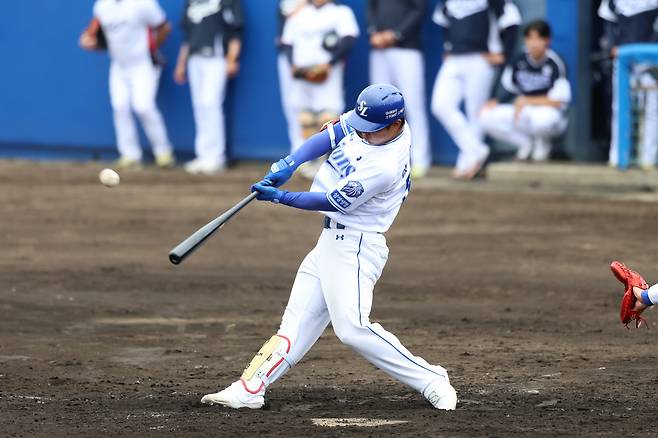 20일 양우현 스리런포. 사진제공=삼성 라이온즈