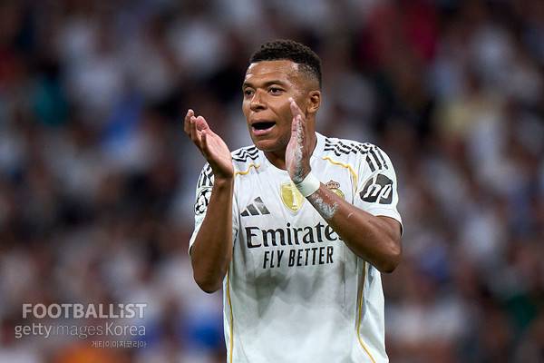 킬리안 음바페(레알마드리드). 게티이미지코리아