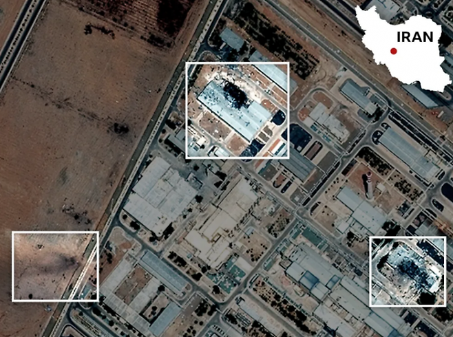 이란 핵시설로 알려진 이스파한 지역 시설의 위성사진. 미·이란 핵협상에서 우라늄 농축과 핵시설 처리 문제가 핵심 쟁점으로 꼽힌다. 막사 테크놀로지 제공