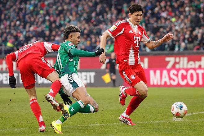 바이에른 뮌헨 수비수 김민재. AFP연합뉴스