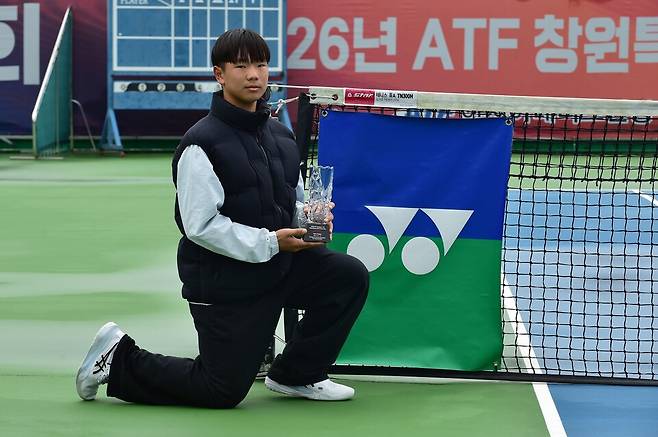 남자단식 우승 최민건.(사진/황서진 기자)