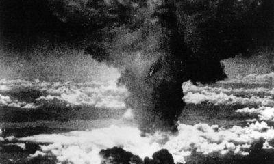 제2차 세계대전 당시 히로시마 원자폭탄 폭발 순간의 모습. 연합뉴스