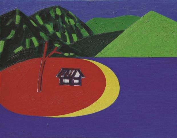 서용선 작가가 그린 청령포 <청령포 1>, 출처 = (c)서용선스튜디오