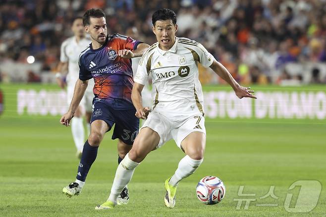 LA FC의 손흥민 ⓒ 로이터=뉴스1