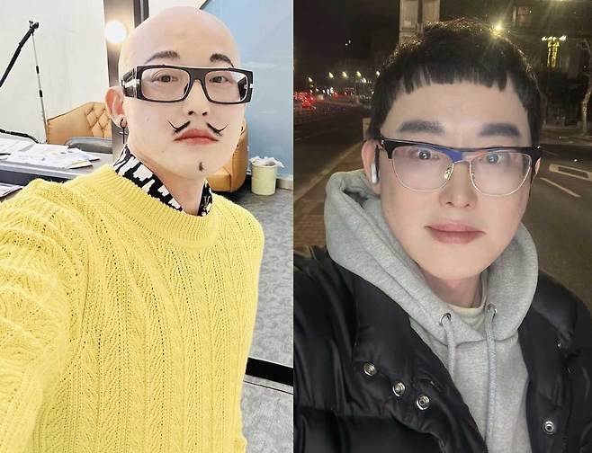 패션 디자이너 겸 방송인 황재근이 눈썹문신을 한 근황을 공개했다./사진= 황재근 인스타그램