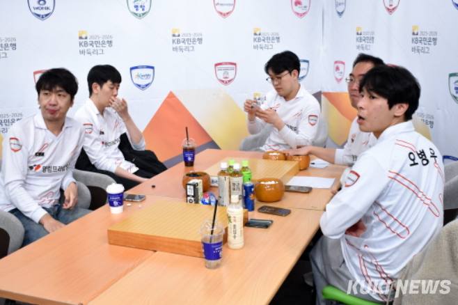 영림프라임창호가 준PO 1차전에서 3-0 승리를 거뒀다. 바둑리그 홈페이지 캡처