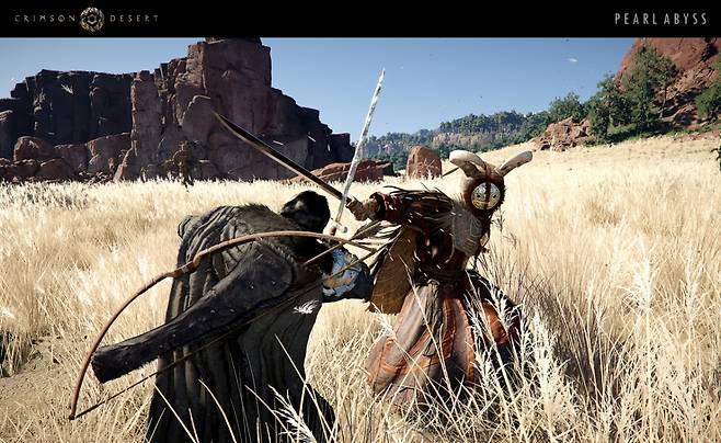 붉은사막 플레이 화면. 2026.02.27./사진제공=펄어비스