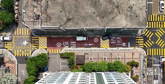 영등포구 영문초 일대 통학로 개선 후 모습. 영등포구 제공