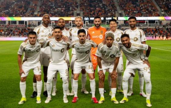 LA FC 선발 출전 선수들. /사진=LA FC 공식 SNS 갈무리