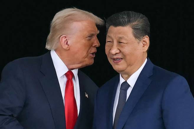 도널드 트럼프(왼쪽) 미국 대통령과 시진핑 중국 국가주석. (사진= AFP)
