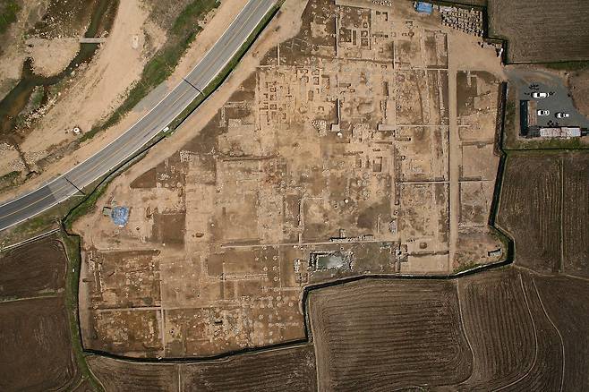 경주 인왕동사지 발굴조사 당시. 사진 국가유산청 국가유산포털