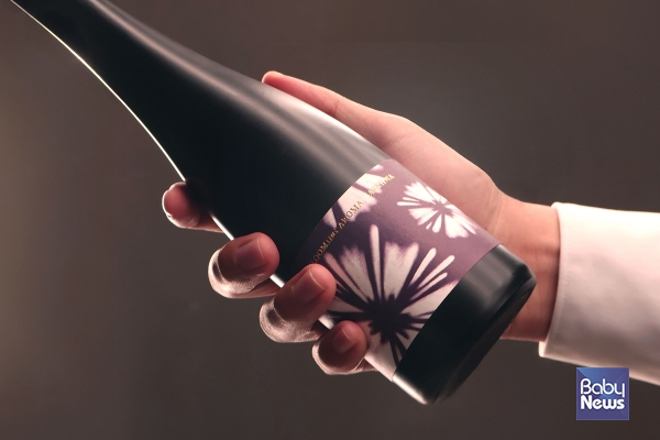 ▲ 프리미엄 막걸리 '지평백화'. ⓒ지평