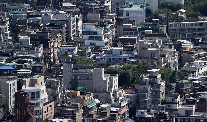 서울시내 빌라촌의 모습. 이상섭 기자