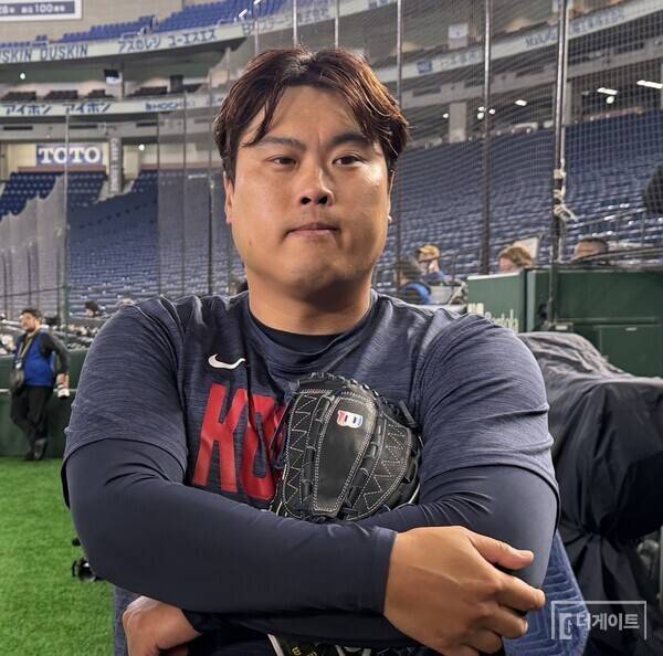 타이완전 선발투수 류현진(사진=더게이트 배지헌 기자)