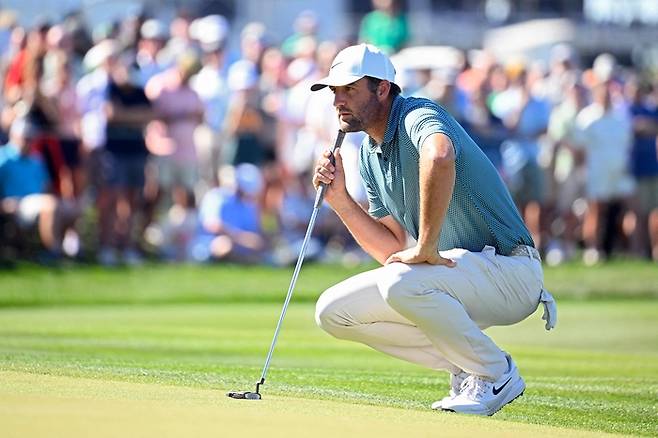 말렛 퍼터로 교체한 뒤 세계 최고의 선수가 된 스코티 셰플러. AFP 연합뉴스