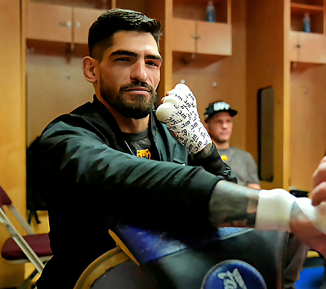 가스톤 볼라뇨스가 2025년 5월 미국 아이오와주 디모인의 케이시스 센터에서 UFC 개인 통산 4번째 출전을 준비하고 있다. 사진=TKO