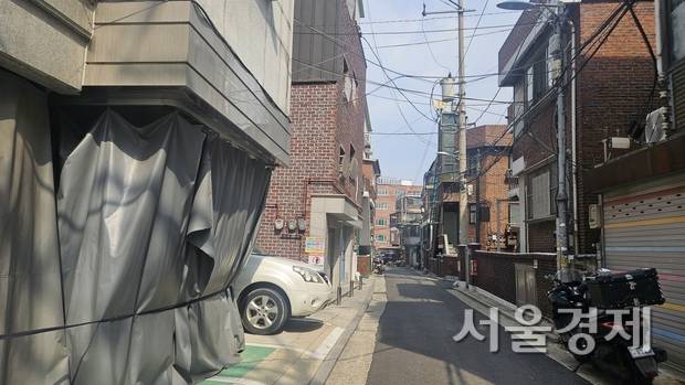 서울 중구 신당동 ‘신당13구역’ 재개발 정비사업지 주택가 모습. 백주연 기자