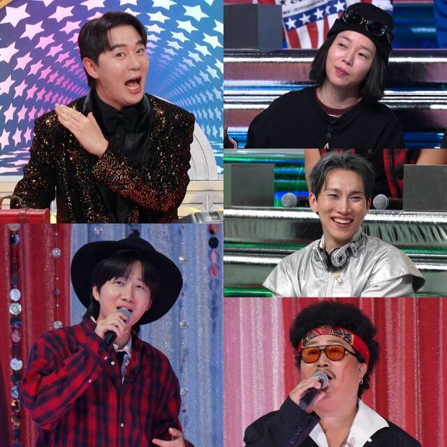 '놀라운 목요일'의 MC로 나서는 붐 정이랑 서은광 조째즈 이용진(왼쪽 위부터 시계방향)이 프로그램에 임하는 각오를 밝혔다. /tvN