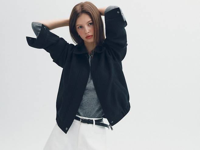 로엠 트위드 블루종 점퍼. /로엠 홈페이지