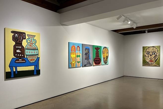 배우 하정우 개인전이 열렸던 서울 종로구 삼청동 학고재 전시장 전경. 사진=학고재갤러리