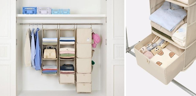 라이프스타일 브랜드 ‘브랜든’의 신제품 ‘멀티 행잉 오거나이저’ 컨셉 컷.