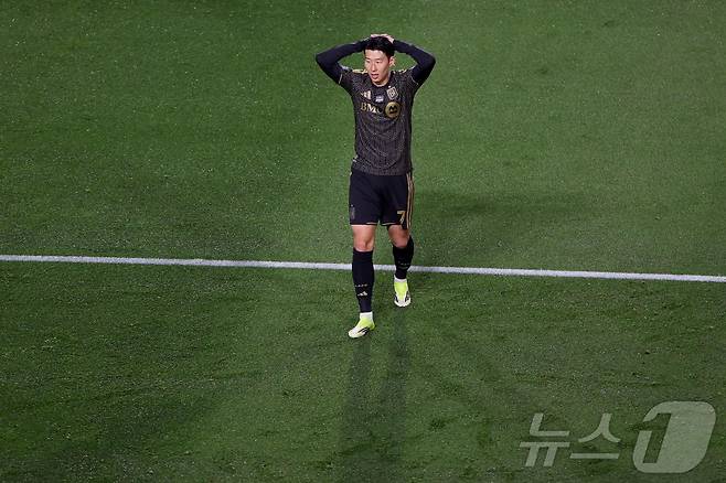 LA FC의 손흥민 ⓒ AFP=뉴스1