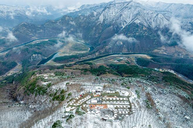 정선 동강전망 자연휴양림 전경.(사진=정선군 제공) *재판매 및 DB 금지