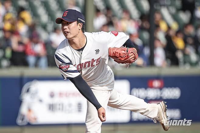 ▲ 박정민 ⓒ롯데 자이언츠