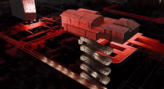 이스라엘 국방군이 하메네이 이란 최고지도자가 공습으로 사망했을 당시 머물던 테헤란 지하 벙커 구조를 재구성해 공개했다. 이스라엘 국방군 제공