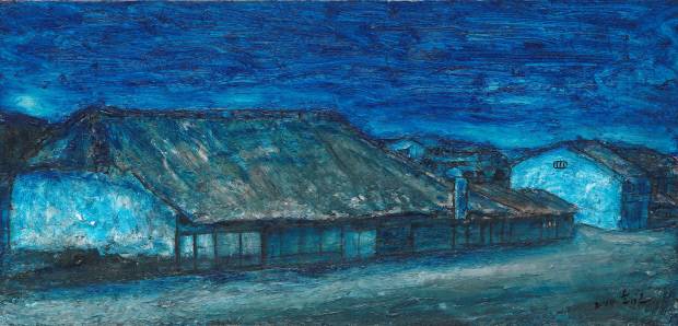 한희원 작 ‘영산포에서’