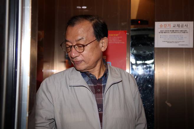 국민의힘 이정현 공관위원장이 15일 서울 여의도 국민의힘 중앙당사에서 열린 비공개로 열리는 공천관리위원회의에 참석하고 있다./남강호 기자