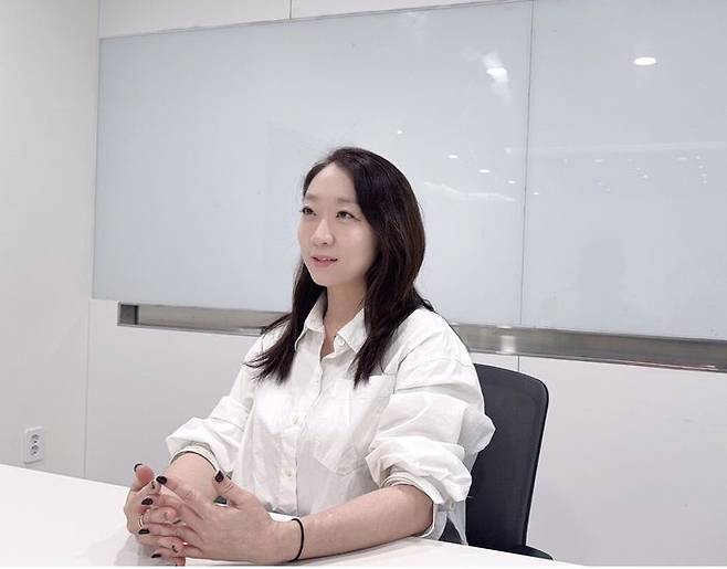 이수민 두나무 임팩트 비즈니스실 실장이 13일 서울 강남구 업비트 본사에서 데일리안과 인터뷰를 진행하고 있다. ⓒ데일리안 황지현 기자